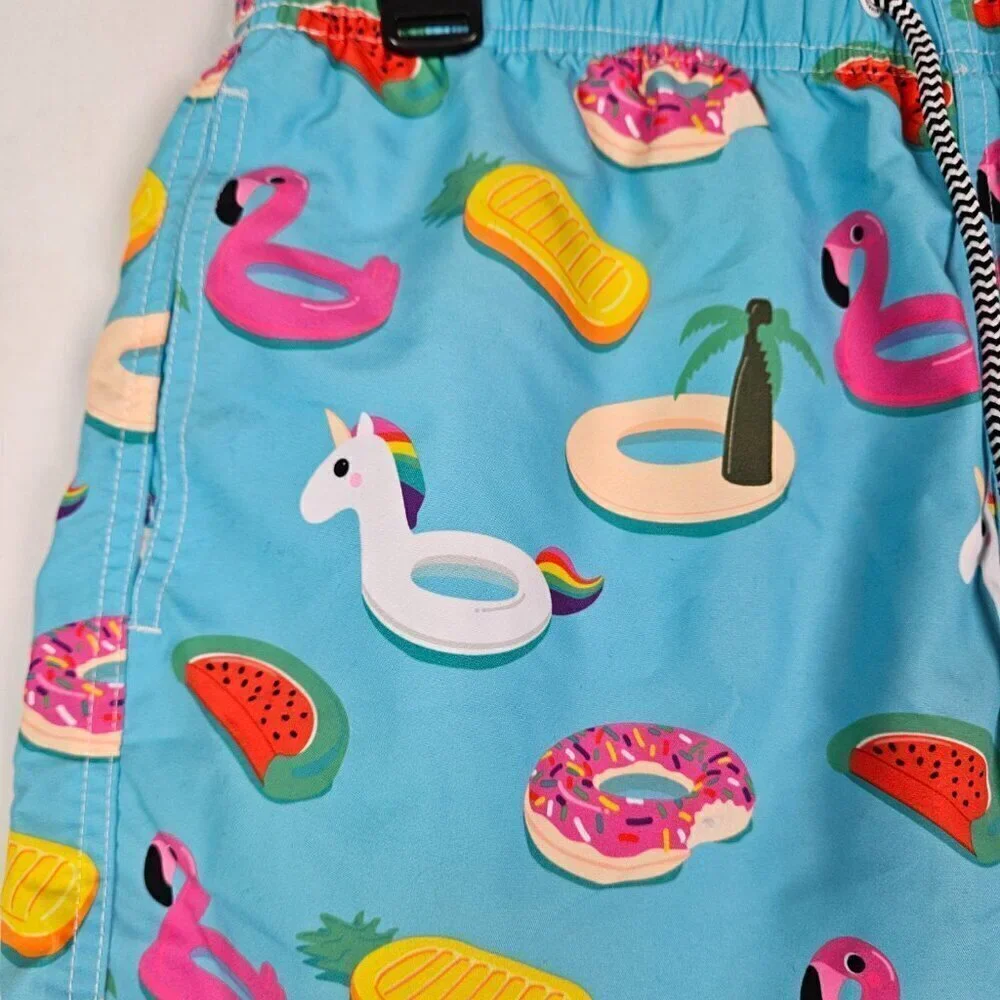 NWT Boardies Inflatables Mid Length Swim Short S